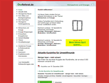 Tablet Screenshot of oekoreferat.de